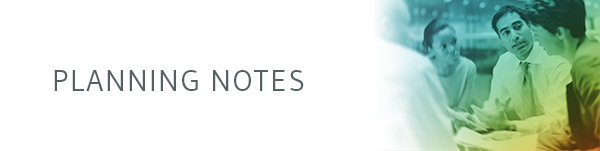 Planning Notes