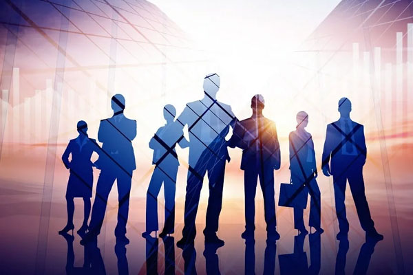 outline of people in suits