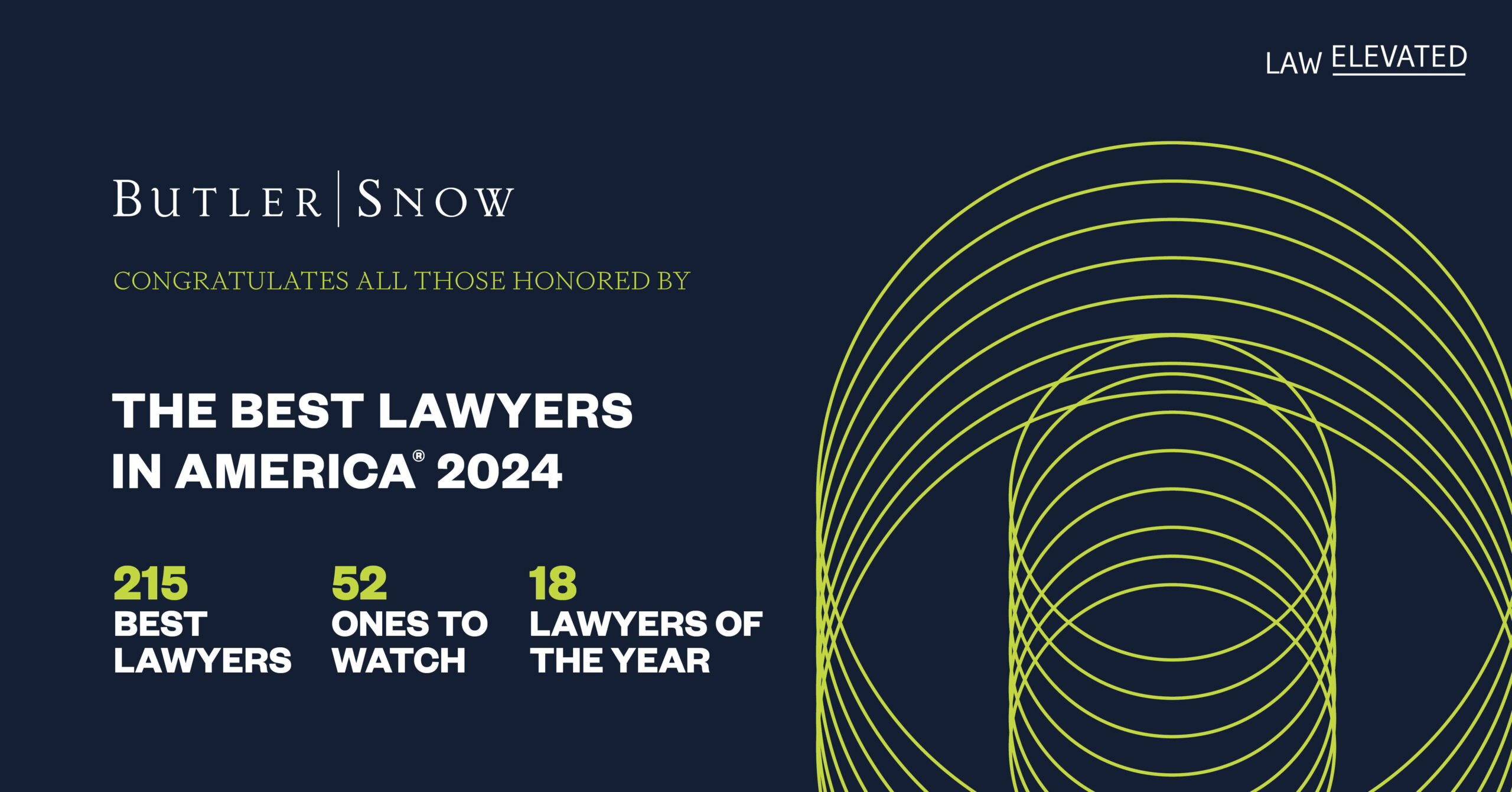 267 Butler Snow Attorneys Recognized in 2024 Best Lawyers Rankings