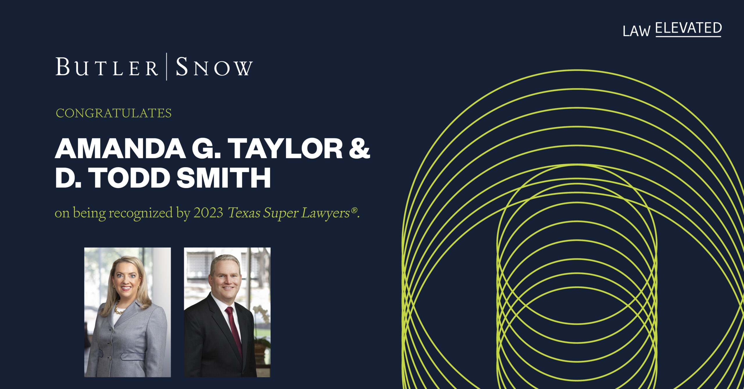 Two Butler Snow Attorneys Recognized by Texas Super Lawyers®