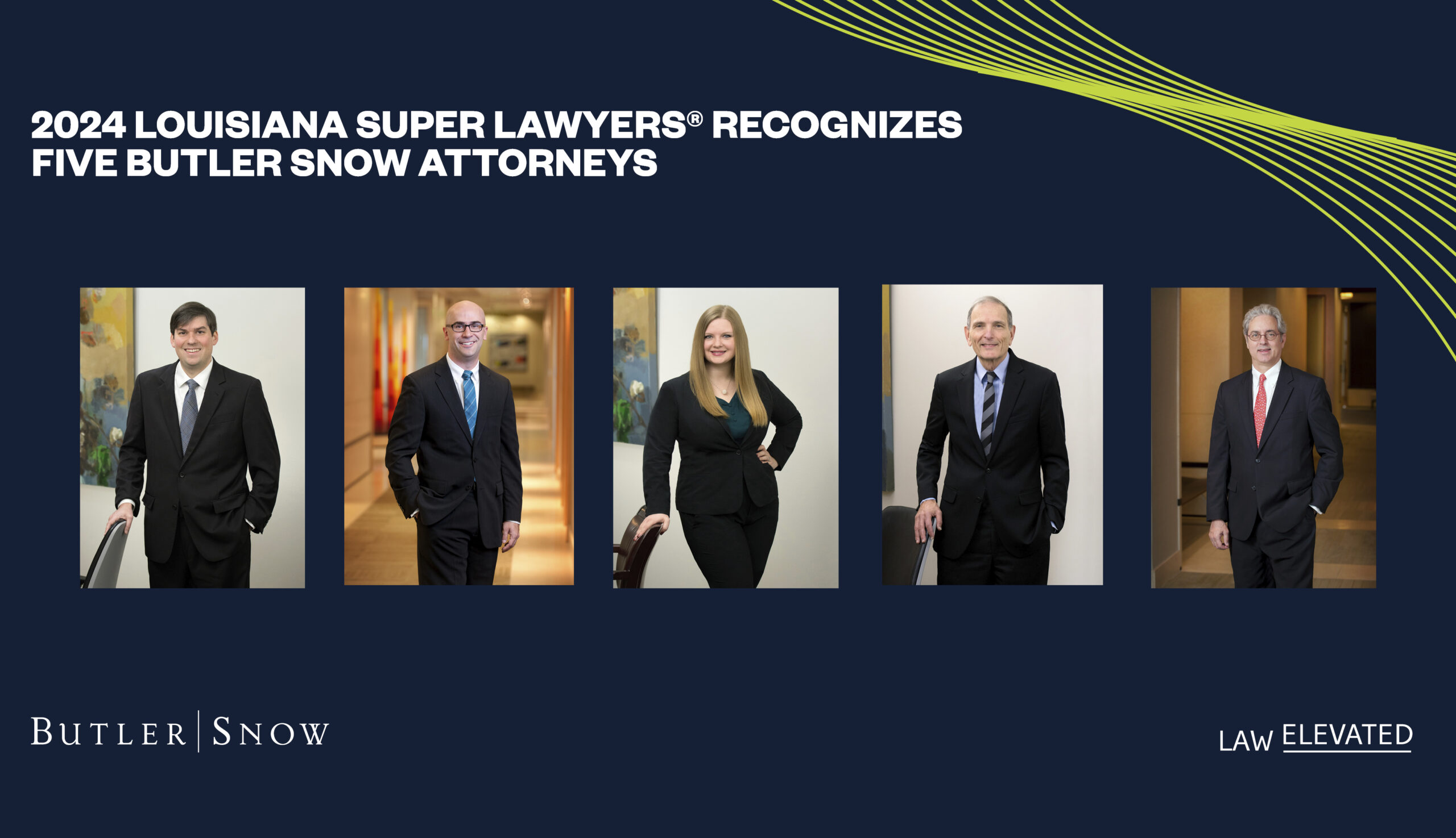 2024 Louisiana Super Lawyers® Recognizes Five Butler Snow Attorneys