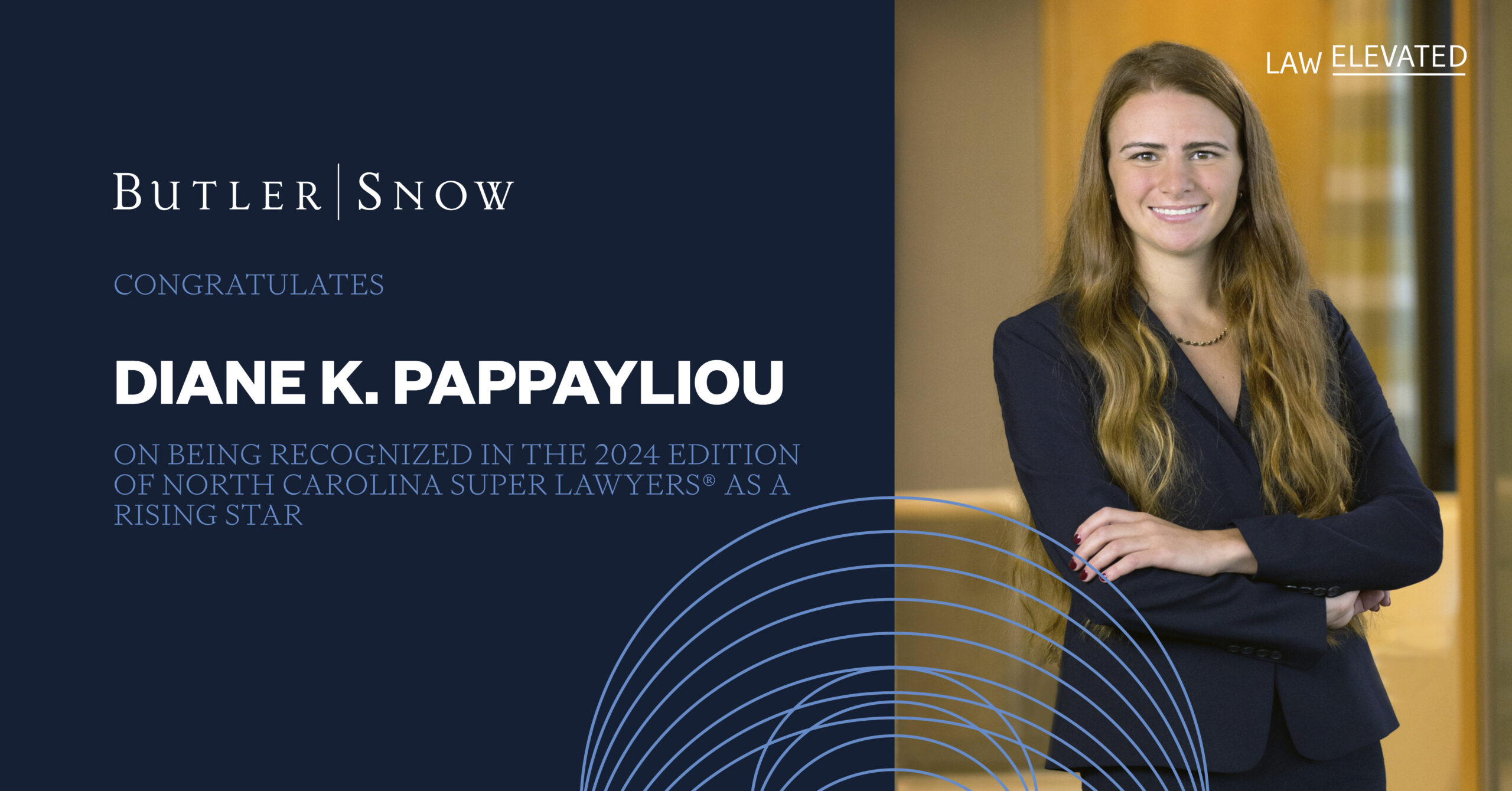 Butler Snow Attorney Diane K. Pappayliou Named 2024 Rising Star by North Carolina Super Lawyers®