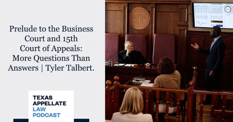 Butler Snow | Prelude to the Business Court and 15th Court of 