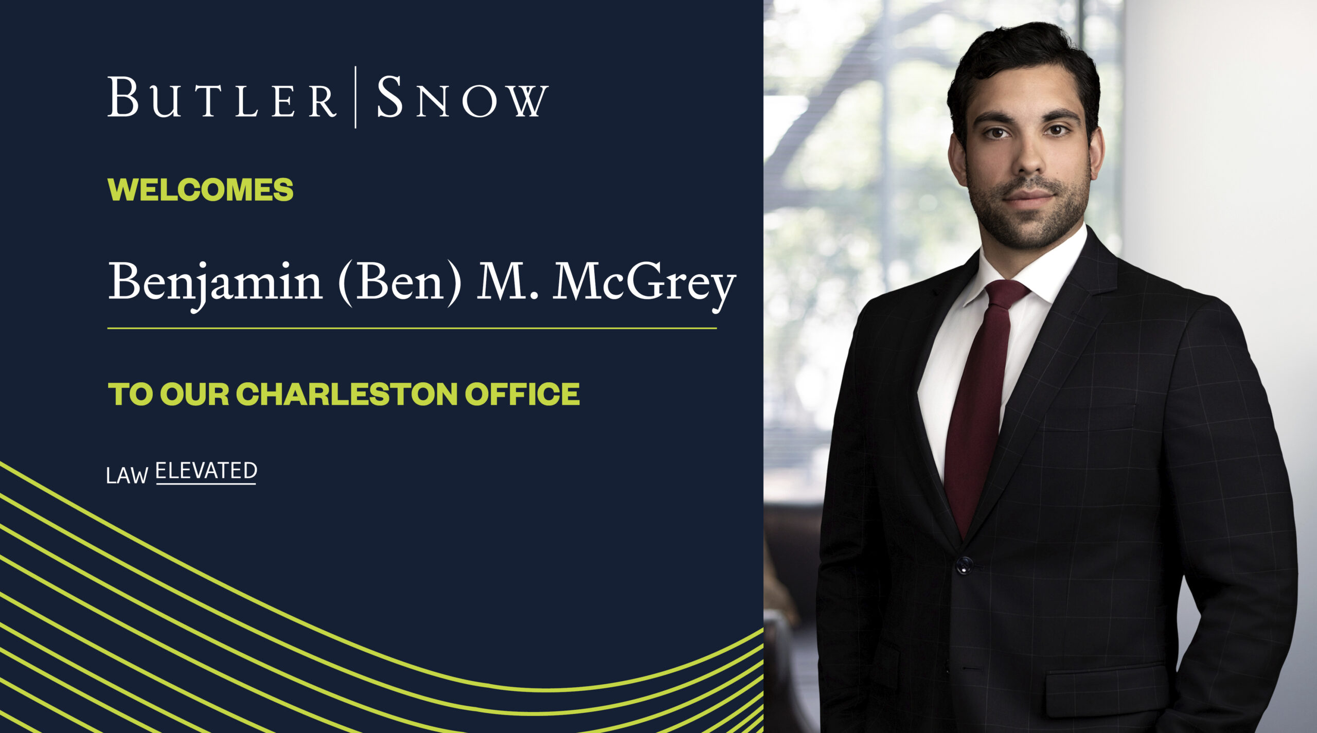 Butler Snow Adds Attorney Ben McGrey to Charleston, South Carolina Office