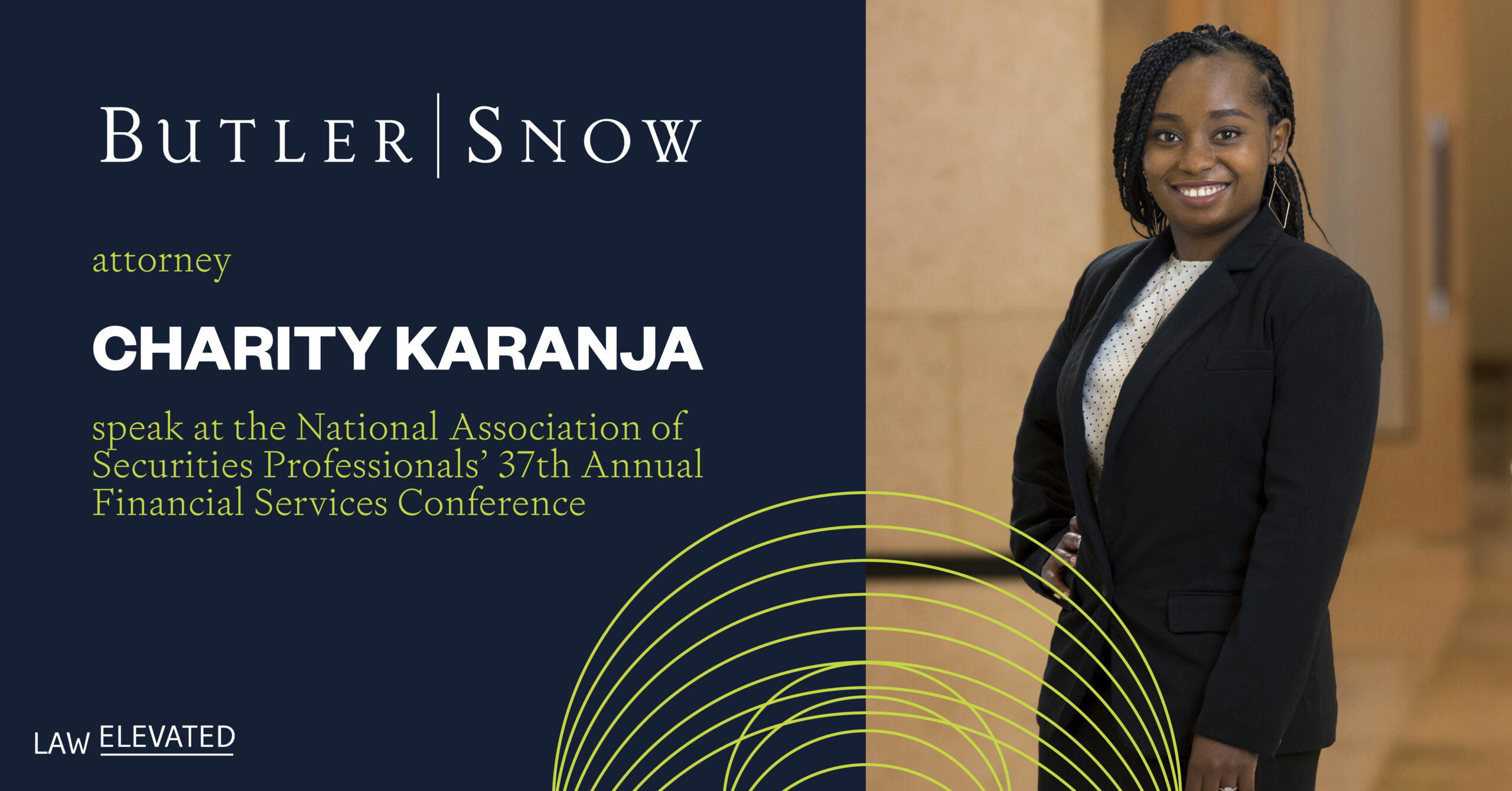 Butler Snow Attorney Charity Karanja to Speak at NASP’s 37th Annual Financial Services Conference