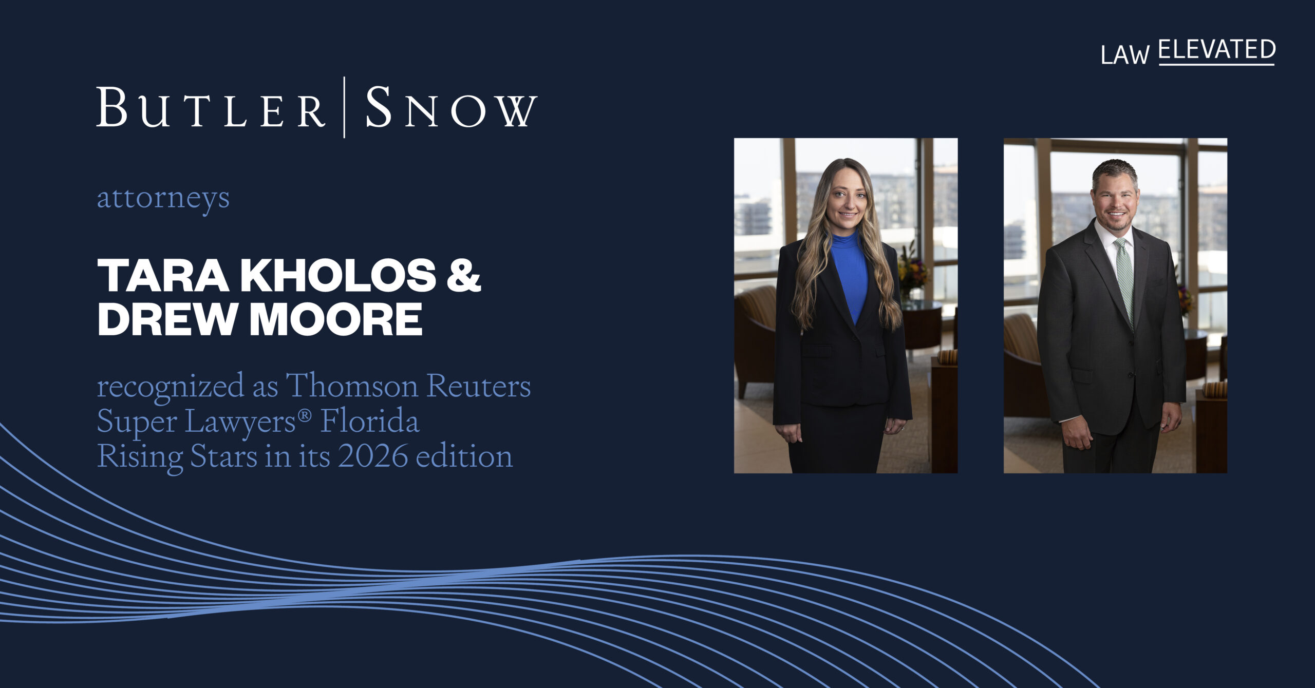 2026 Florida Super Lawyers® Recognizes Two Butler Snow Attorneys