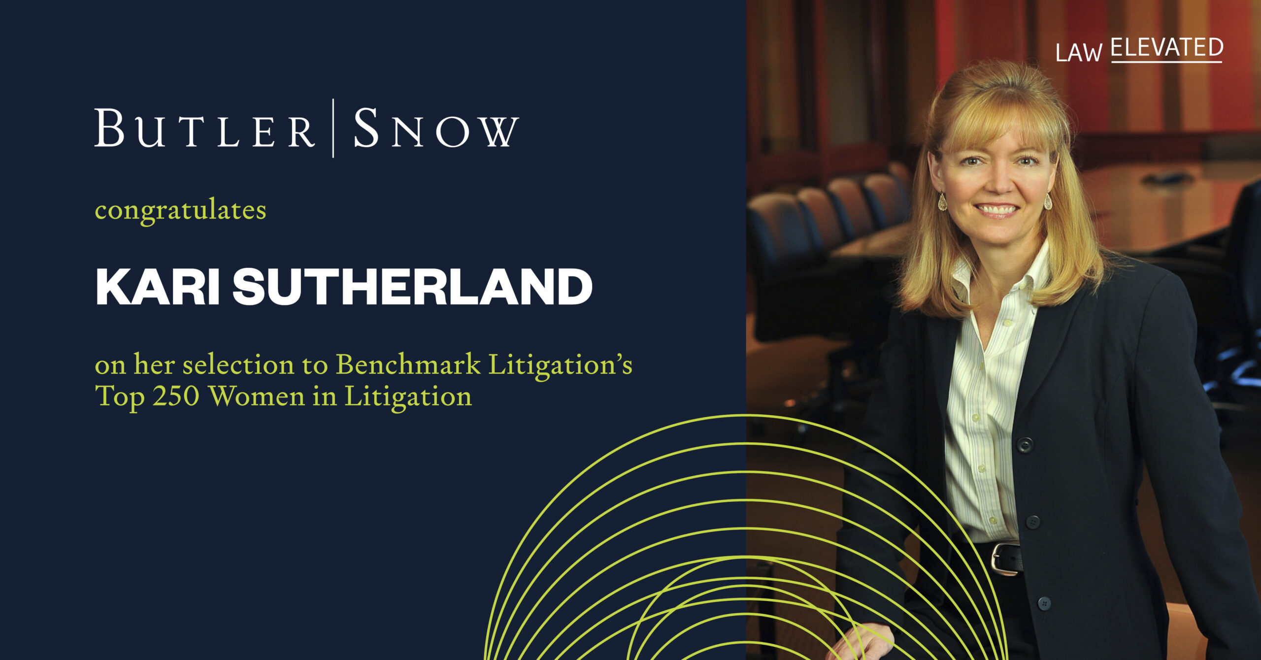 Kari L. Sutherland Named to Benchmark Litigation’s 2026 Top 250 Women in Litigation