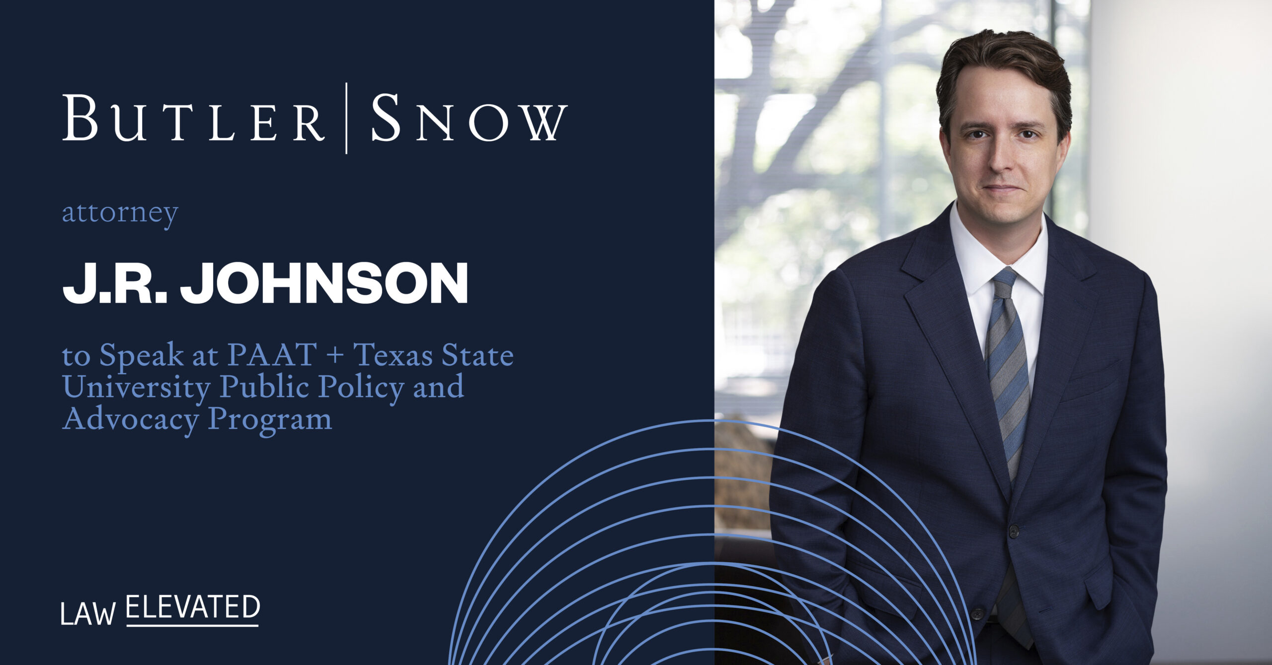 JR Johnson to speak at PAAT + Texas State University Public Policy and Advocacy Program